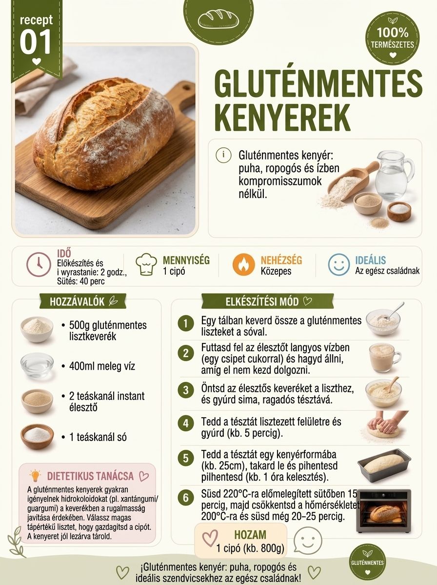 Gluténmentes kenyerek